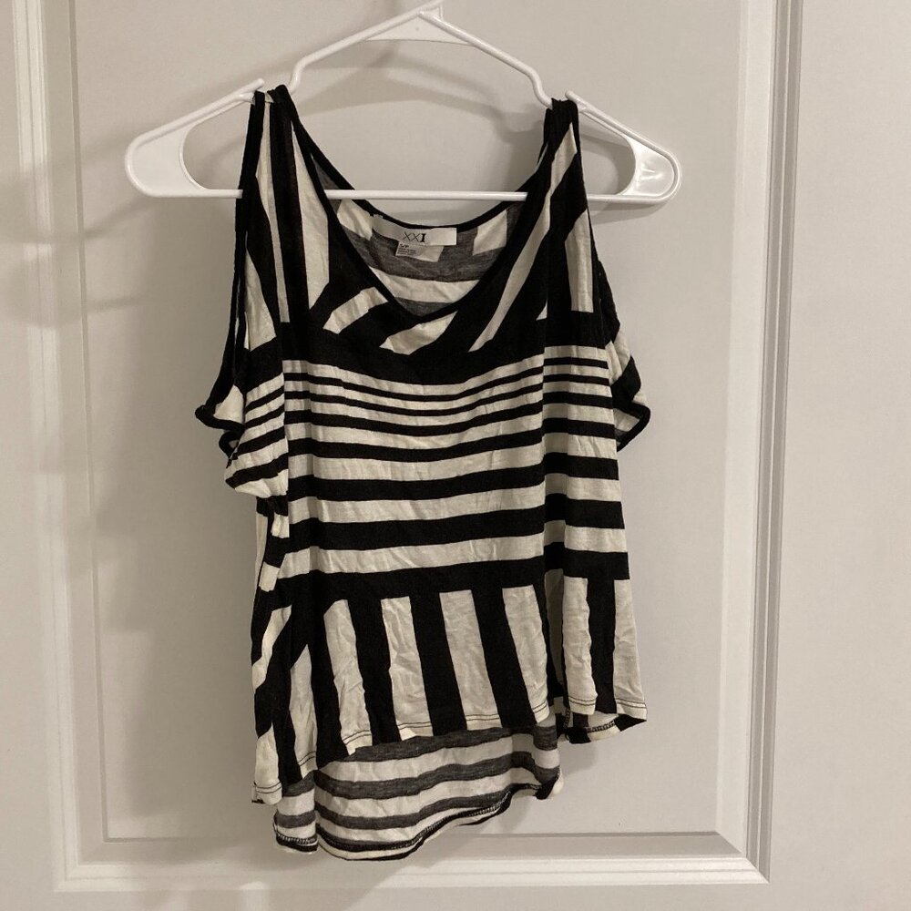 Forever21 Exposed Shoulder Top